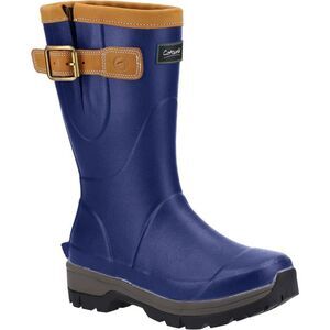 Cotswold Unisex Adult Stratus Leather Short Galoshes / Navy